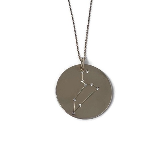 ✨NWT✨Leo Zodiac Constellation Gold Over Sterling 925 Pendant Necklace - Picture 3 of 6